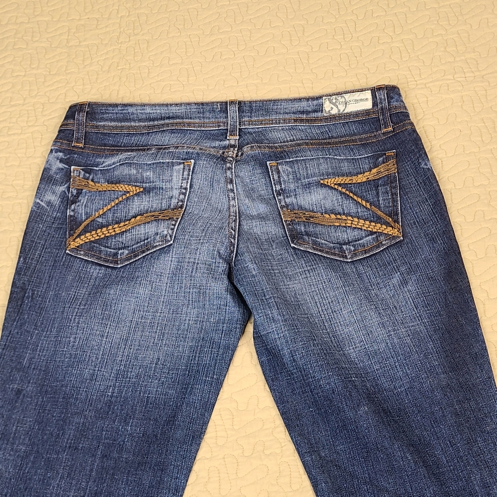 Dylan George Lucy distressed slim fit ankle zip jeans size 30 - Picture 8 of 12